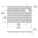 Elkay Chrome Two Handle Lever Wall Mount Faucet 