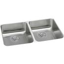 31-3/4 x 16-1/2 in. No Hole Stainless Steel Double Bowl Undermount Kitchen Sink in Lustertone