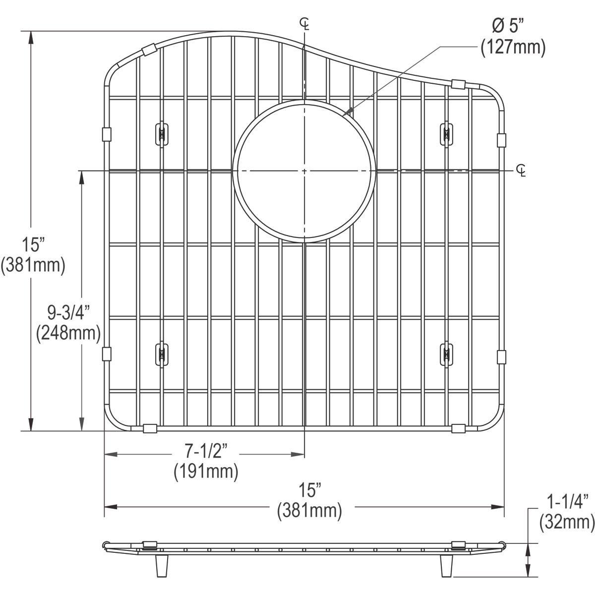 Elkay Chrome DECK MNT 1HOLE AT 12IN SPT 1PC WRIST BLD HNDL 6IN 
