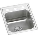15 x 17-1/2 in. 3 Hole Stainless Steel Single Bowl Drop-in Kitchen Sink in Lustrous Satin