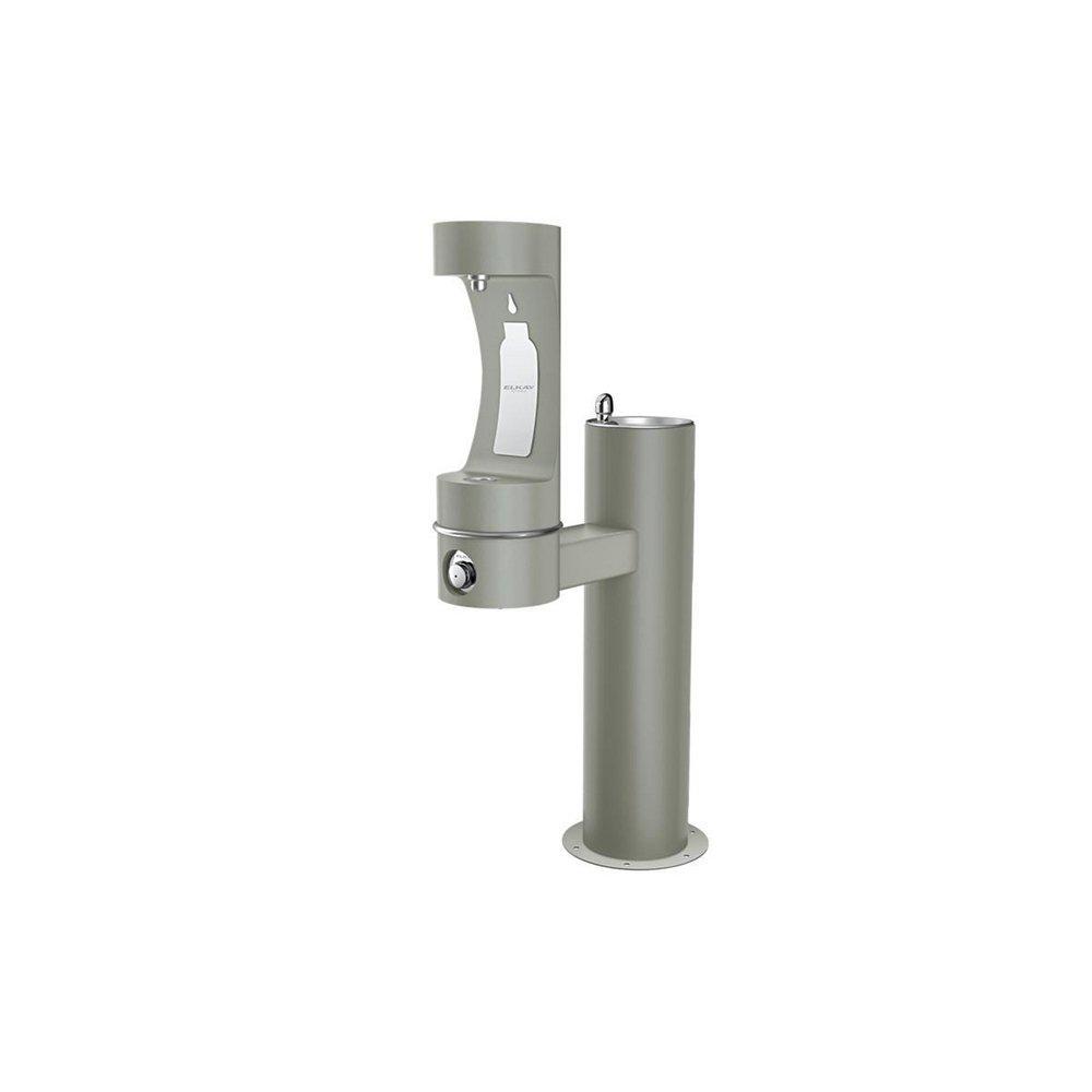 Elkay Grey BI-LEVEL PEDESTAL FTN W/LOWER BF ADA GRY 