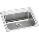 25 x 21-1/4 in. 3 Hole Stainless Steel Single Bowl Drop-in Kitchen Sink in Lustrous Satin