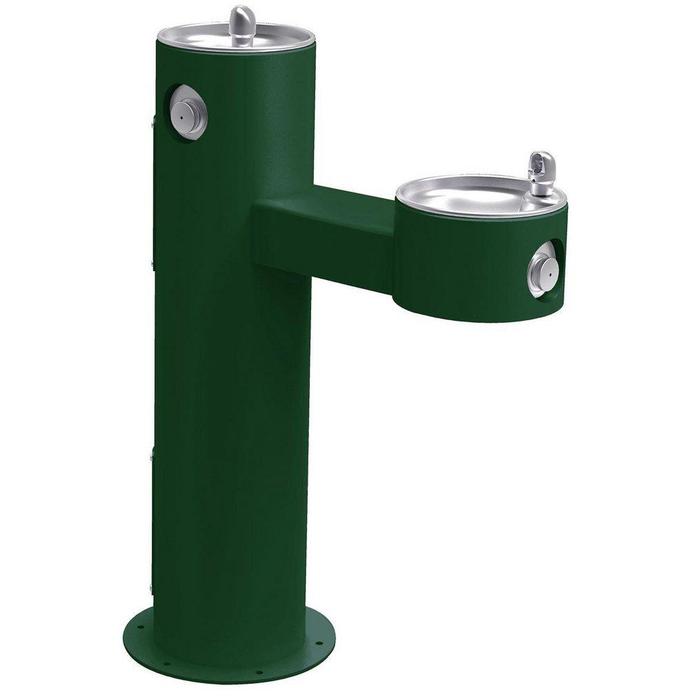 Elkay Evergreen Non-Filtered Non-Refrigerated Bilevel Pedestal Fountain 
