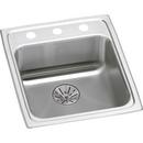 15 x 22 in. 3 Hole Stainless Steel Single Bowl Drop-in Kitchen Sink in Lustrous Satin