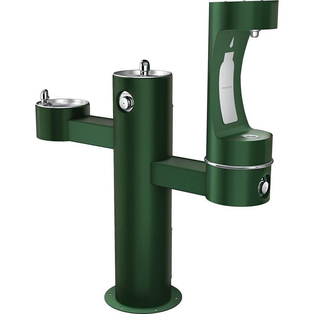 Elkay Evergreen Non-Filtered Non-Refrigerated Trilevel Pedestal Bottle Filling Station 