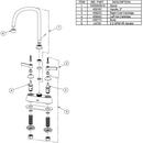 Elkay Fire and Ice DECK MNT 4IN CS GN 8IN SPT LVR HNDL 2IN 