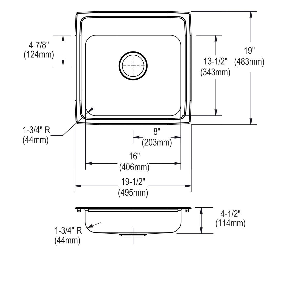Elkay Mocha 33 x 19 in. No Hole Composite Double Bowl Undermount Kitchen Sink 