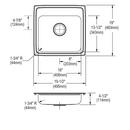 Elkay Mocha 33 x 19 in. No Hole Composite Double Bowl Undermount Kitchen Sink 