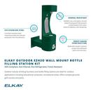 Elkay Evergreen WALL MOUNT BOTTLE FILLER ADA FR EVG 