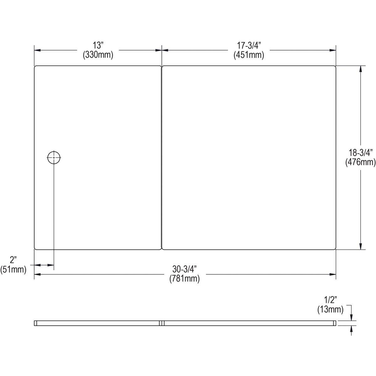 Elkay Black 33 x 19 in. No Hole Composite Double Bowl Undermount Kitchen Sink 