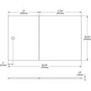 Elkay Black 33 x 19 in. No Hole Composite Double Bowl Undermount Kitchen Sink 