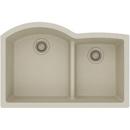 Elkay Bisque 33 x 22 in. No Hole Composite Double Bowl Undermount Kitchen Sink 