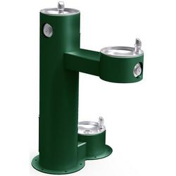 Floor Mount Drinking Fountain in Evergreen