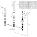 Elkay Chrome DECK MNT WS GN 5IN SPT LVR HNDL 2IN 