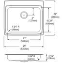 Elkay Chrome WALL MNT 8IN GN 5IN SPT 1PC WRIST BLD HNDL 4IN SHUT OFF 