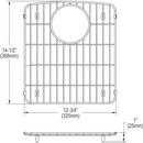 Elkay Polished Chrome WALL MNT 8IN GN 5IN SPT 1PC WRIST BLD HNDL 4IN 1/2IN HW 