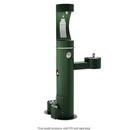 Elkay Evergreen Non-Filtered Non-Refrigerated Bilevel Pedestal Bottle Filling Station in Evergreen 