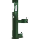 Elkay Evergreen Non-Filtered Non-Refrigerated Bilevel Pedestal Bottle Filling Station in Evergreen 