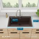Elkay Mocha 33 x 20-7/8 in. No Hole Composite Single Bowl Drop-in Kitchen Sink 