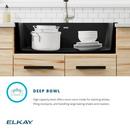 Elkay Mocha 33 x 20-7/8 in. No Hole Composite Single Bowl Drop-in Kitchen Sink 