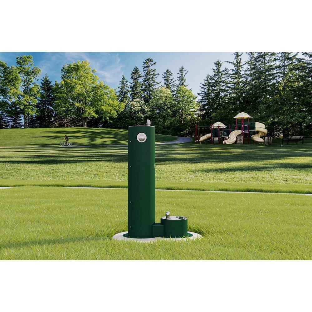 Elkay Evergreen PEDESTAL FTN & DOG BOWL EVG 
