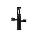 Elkay Black TRI-LEVEL PEDESTAL FTN W/UPPER BOTTLE FILLER ADA BLK 