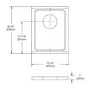 Elkay Black TRI-LEVEL PEDESTAL FTN W/UPPER BOTTLE FILLER ADA BLK 