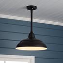 Millennium Lighting Satin Black 1-Light Warehouse Shade 
