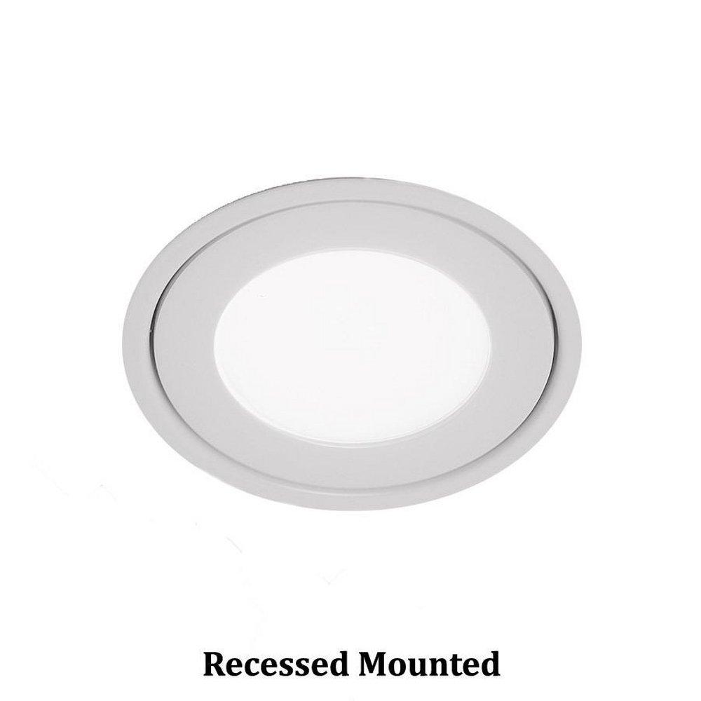 WAC Lighting White LED Under-Cabinet Button Light 