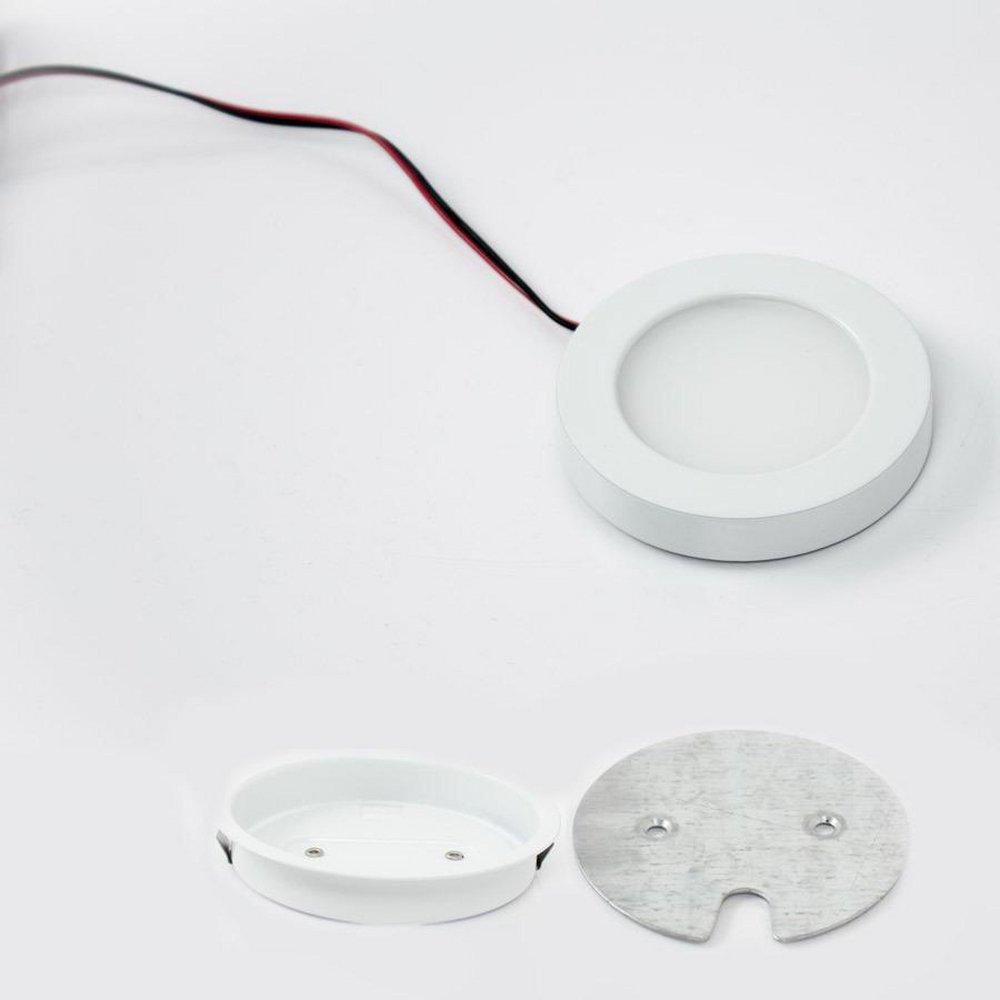WAC Lighting White LED Under-Cabinet Button Light 