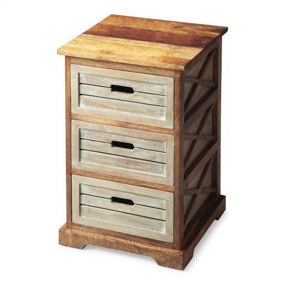 Butler Specialty Company Natural Wood 26 x 15-3/4 in. Side Table 