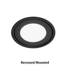 WAC Lighting Black LED Under-Cabinet Button Light 