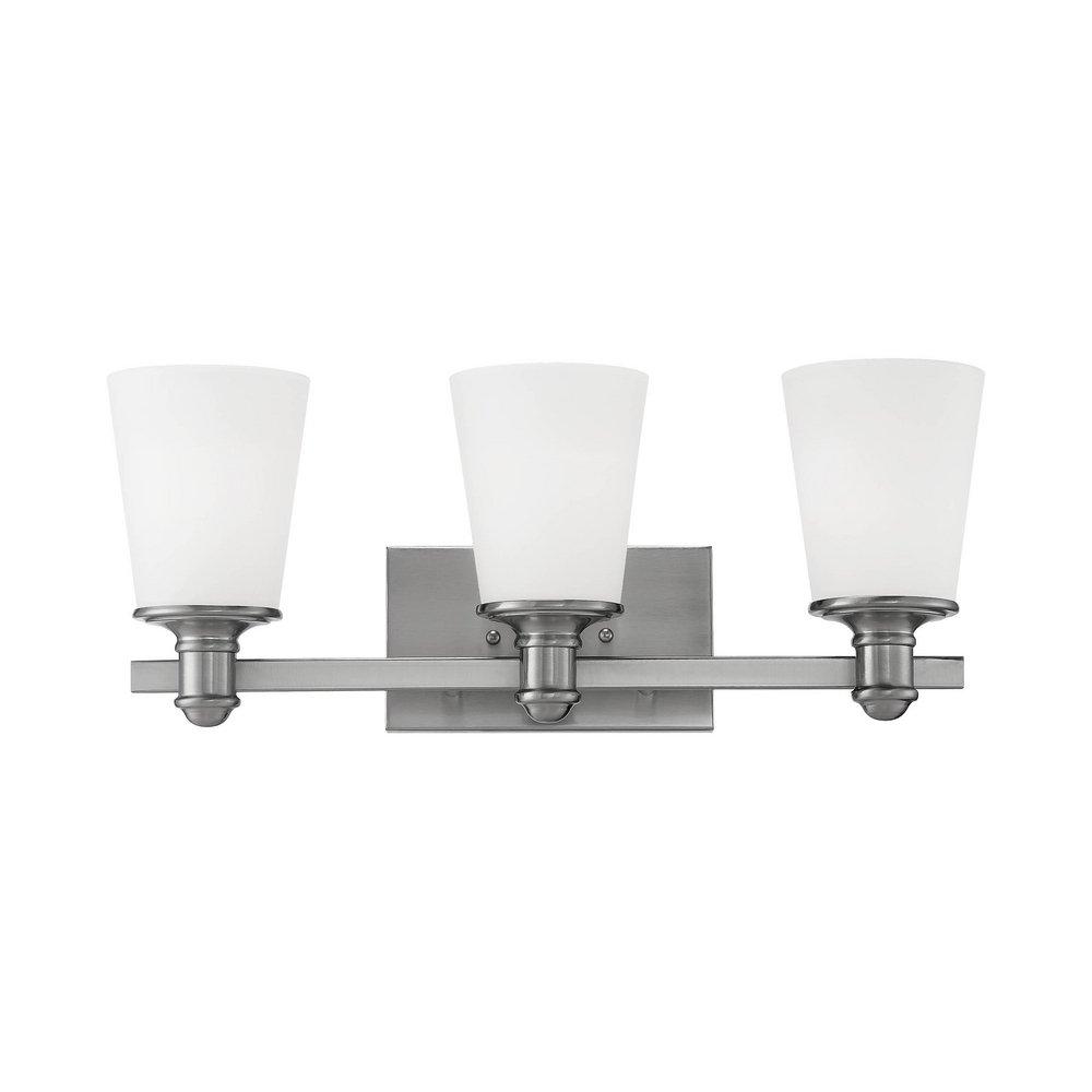 Millennium Lighting Satin Nickel 3-Light Vanity Fixture 