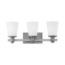 3-Light Vanity Fixture in Satin Nickel