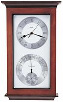 Bulova Corporation Walnut 17-1/4 x 10-3/4 in. Maritime Clock 