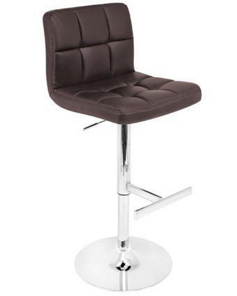 Lumisource Brown 45 x 19-1/2 x 18 in. Bar Stool 