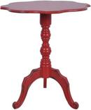 27 x 23-3/4 in. Accent Table in Antique Red