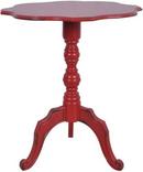 Crestview Collection Antique Red 27 x 23-3/4 in. Accent Table 