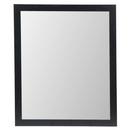 36 x 30 in. Frame Rectangle Mirror in Satin Black