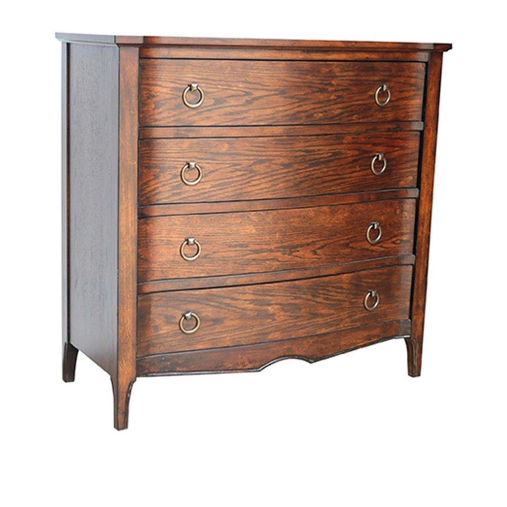 Crestview Collection Brown 38 in. 4-Drawer Chest 
