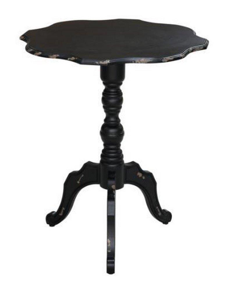 Crestview Collection Black 24 x 27-3/4 in. Accent Table 