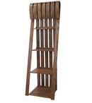 Crestview Collection Brown 72 x 24-1/4 in. Sled Bookcase 