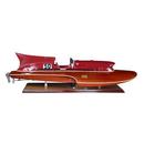 Authentic Models Americas Brown/Red 9 x 31-1/2 x 11-3/4 in. Luxurious Thunderboat 