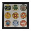 Crestview Collection Bronze 28 in. Framed Wall Art in Bronze 