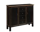 Crestview Collection Antique Black 36 x 42 x 12 in. Wall Cabinet 
