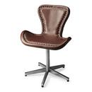 34 x 25 in. Brow Leather Chair in Butler Loft