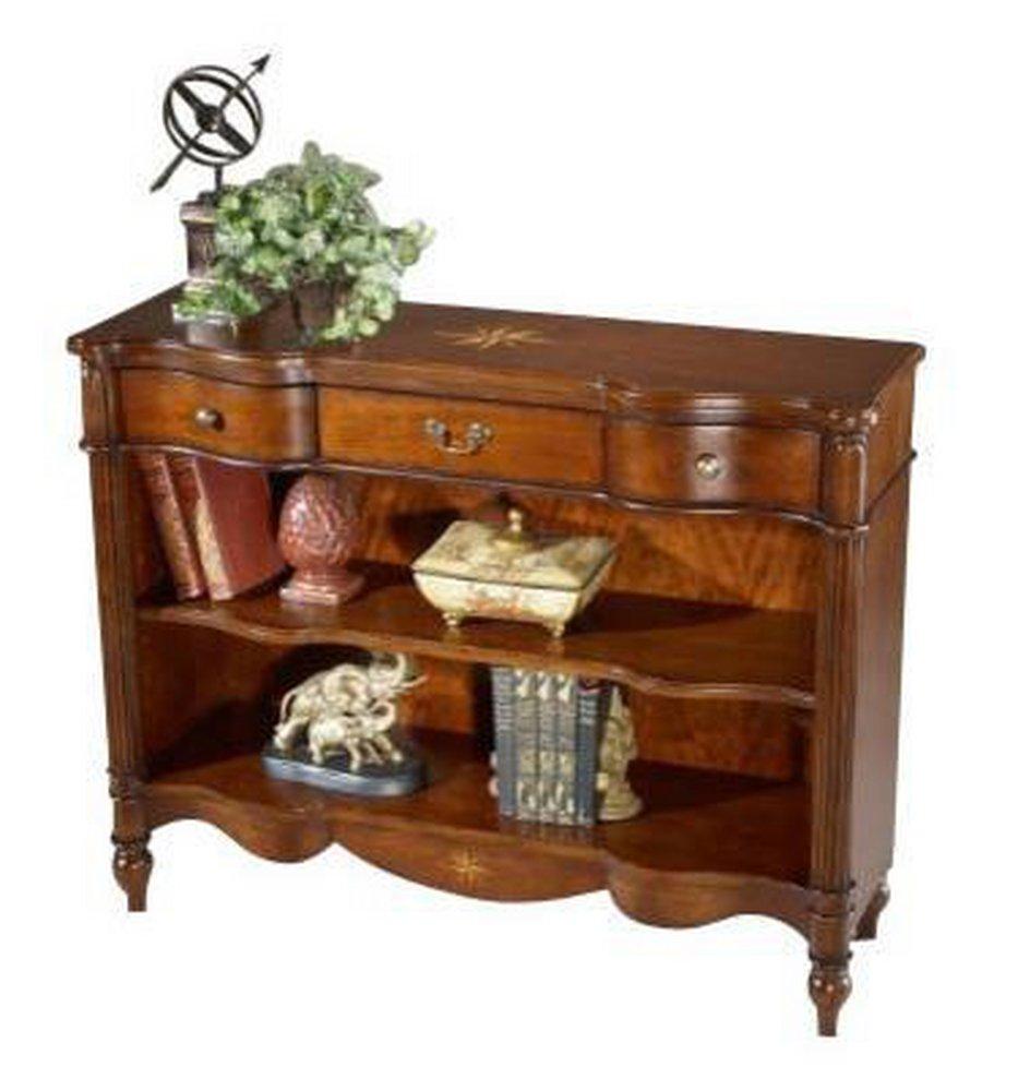 Butler Specialty Company Maple/Walnut/Cherry Veneer/Antique Brass 33 x 42 in. Console Cabinet 