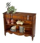 33 x 42 in. Console Cabinet in Maple, Walnut, Cherry Veneer and Antique Brass