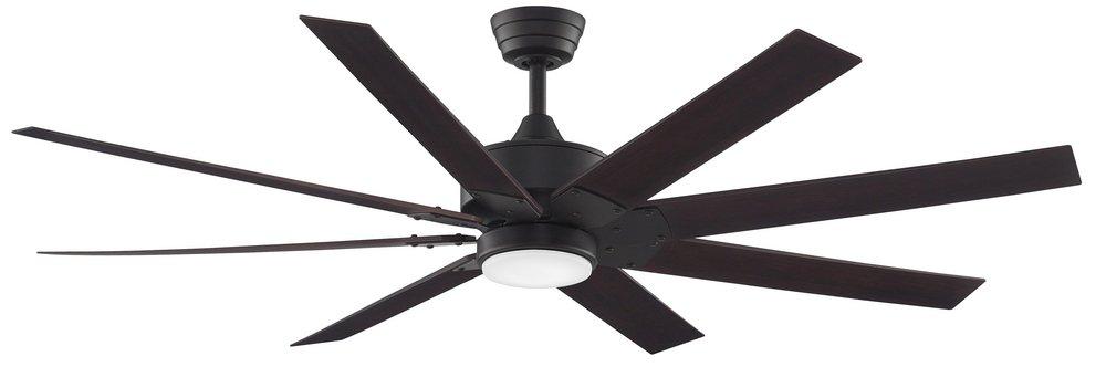 Fanimation Dark Bronze 8-Blade Ceiling Fan with 63 in. Blade Span 