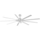 Fanimation Matte White 9-Blade Ceiling Fan with 84 in. Blade Span 